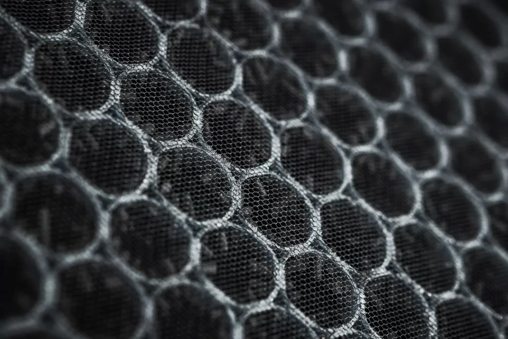 Hvac filter close up